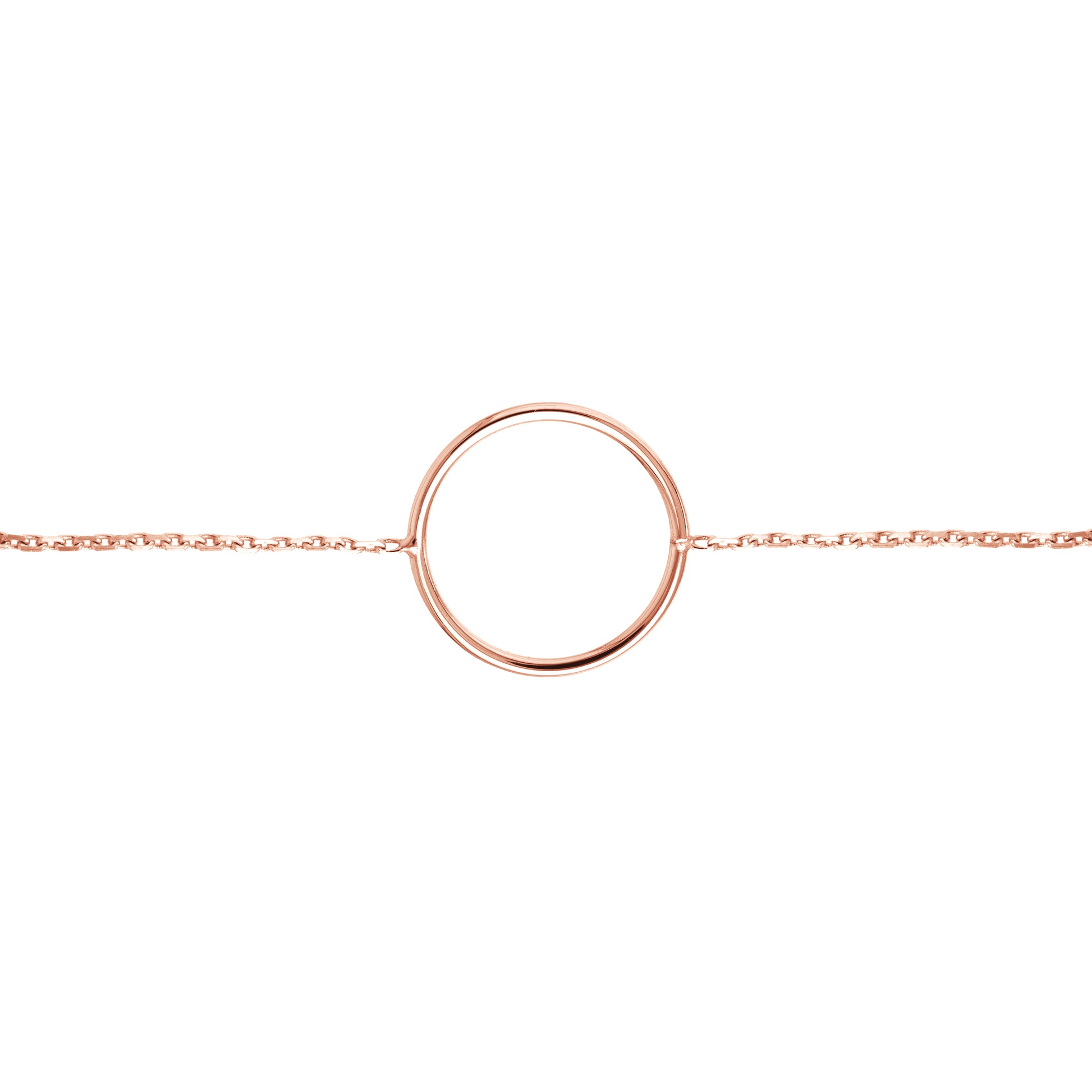 Open Wire Circle Adjustable Bracelet