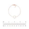 Open Wire Circle Adjustable Bracelet
