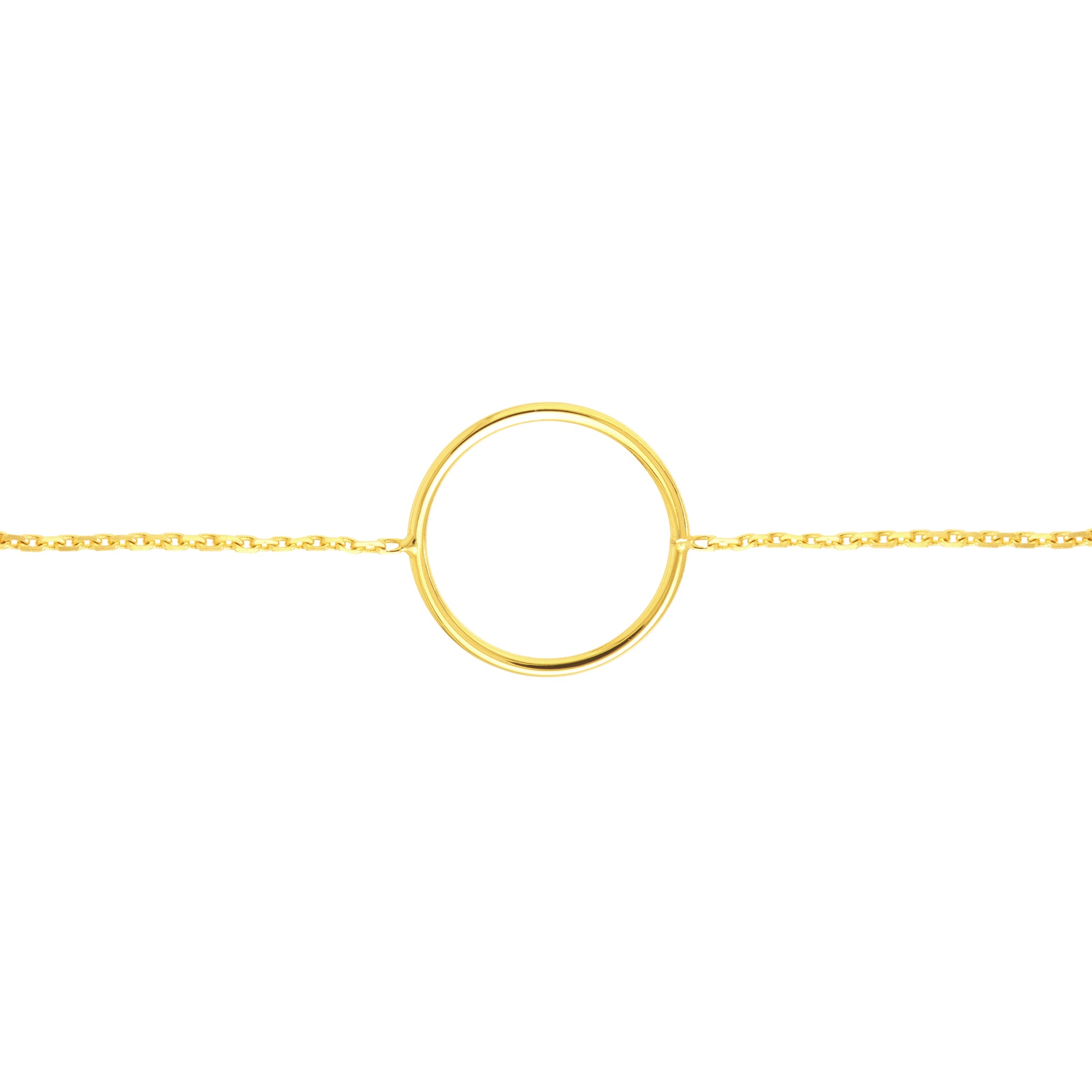 Open Wire Circle Adjustable Bracelet