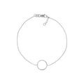 Open Wire Circle Adjustable Bracelet