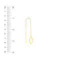 Open Marquise Threader Earrings