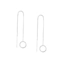 Open Disc Threader Earrings
