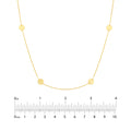 Disc Stations Adjustable Necklace