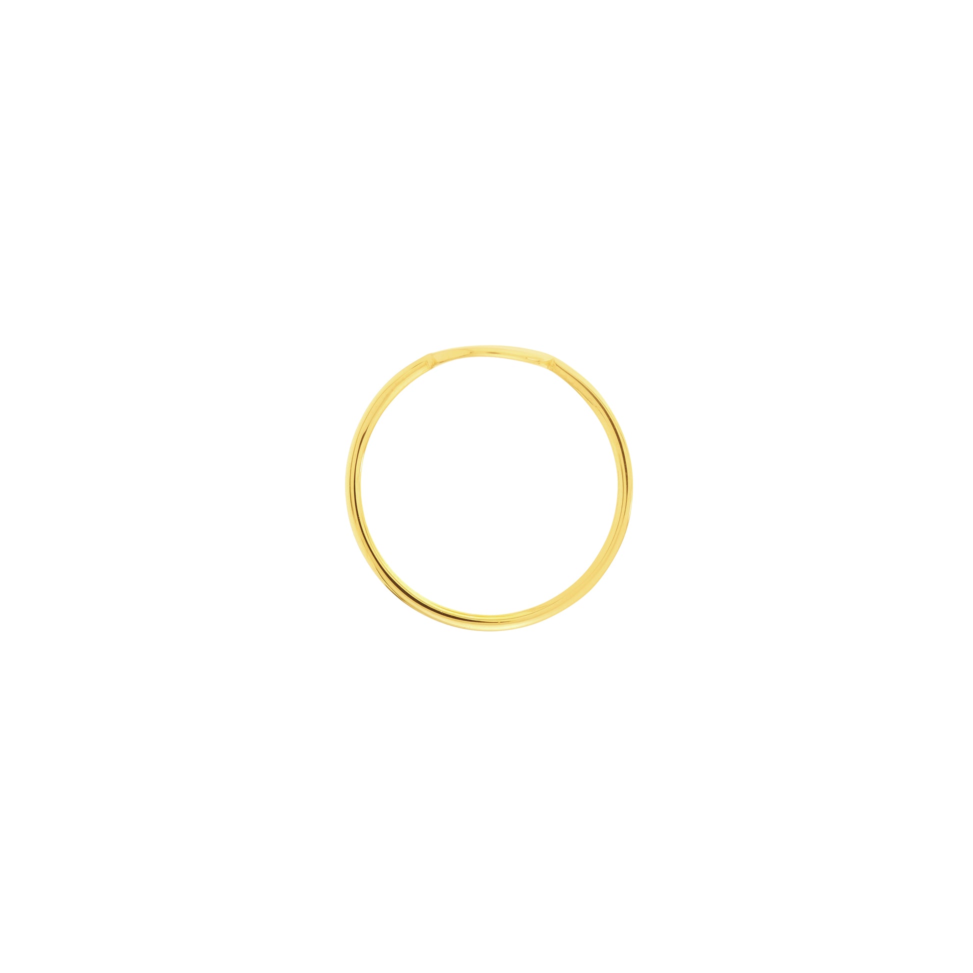 Engravable Disc Wire Ring