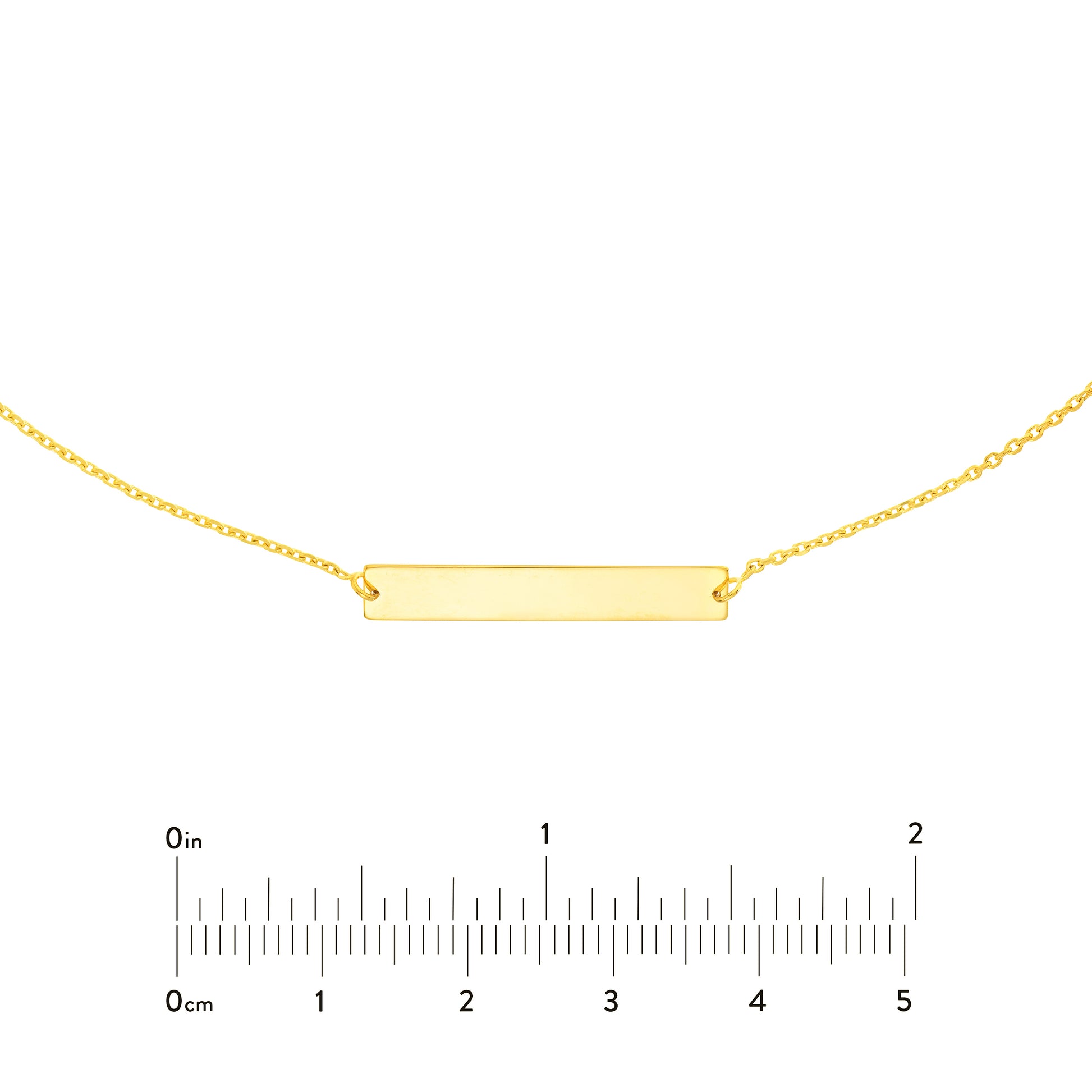 Engravable Mini Bar Adjustable Choker