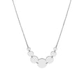 Graduated Disc Station Adjustable Necklace