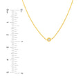 Bezel Set Diamond Adjustable Choker