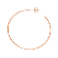 40mm x 1.2mm Hoop Post Earrings