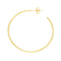 40mm x 1.2mm Hoop Post Earrings