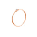 3pt Round Diamond Bezel Ring
