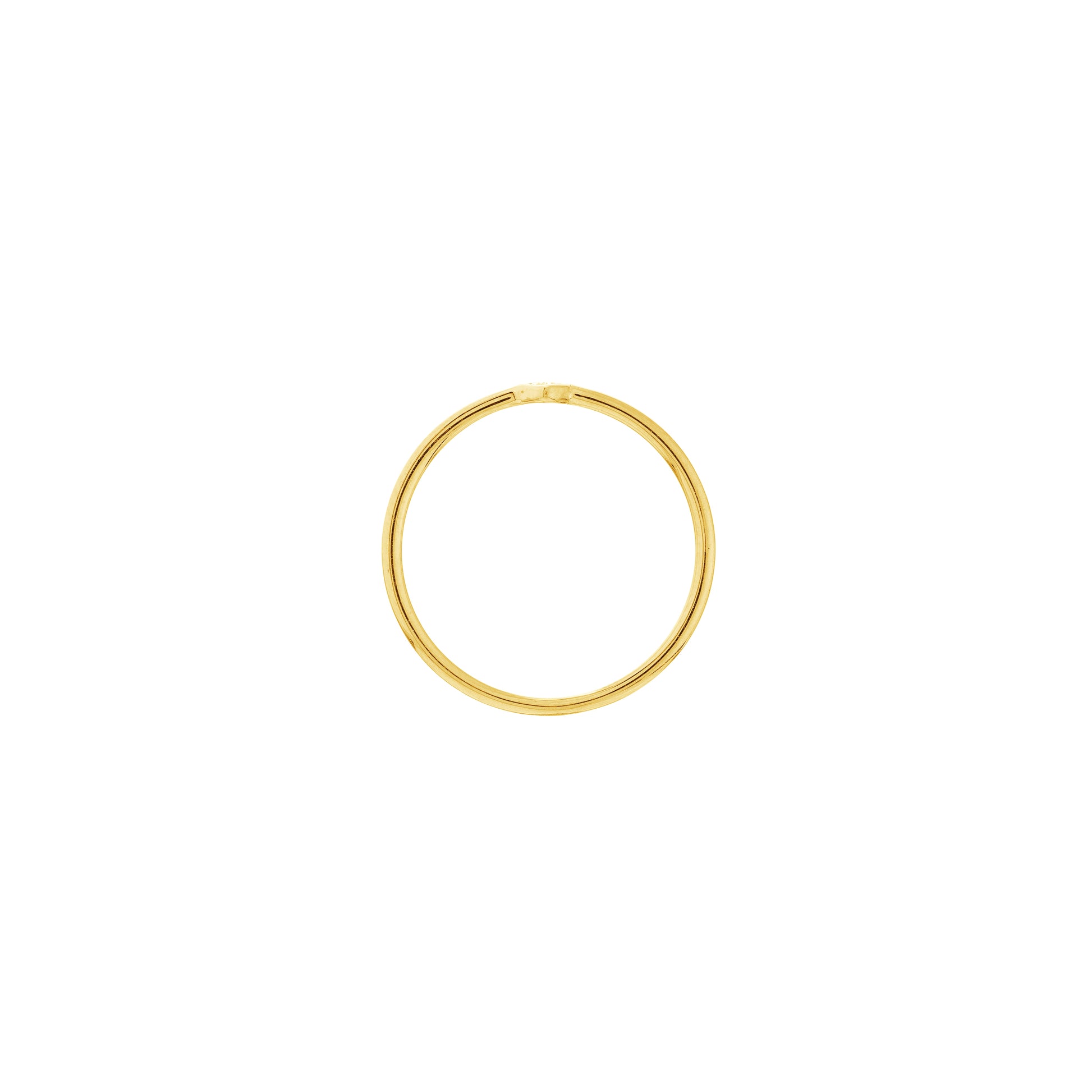 1/20ct Pear-Shaped Diamond Bezel Ring