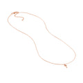 Diamond Mini Cross Adjustable Necklace