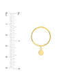 Dangle Disc Wire Ring