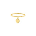 Dangle Disc Wire Ring