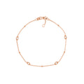 Diamond Marquise Bezels and Beads Bracelet