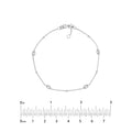 Diamond Marquise Bezels and Beads Bracelet