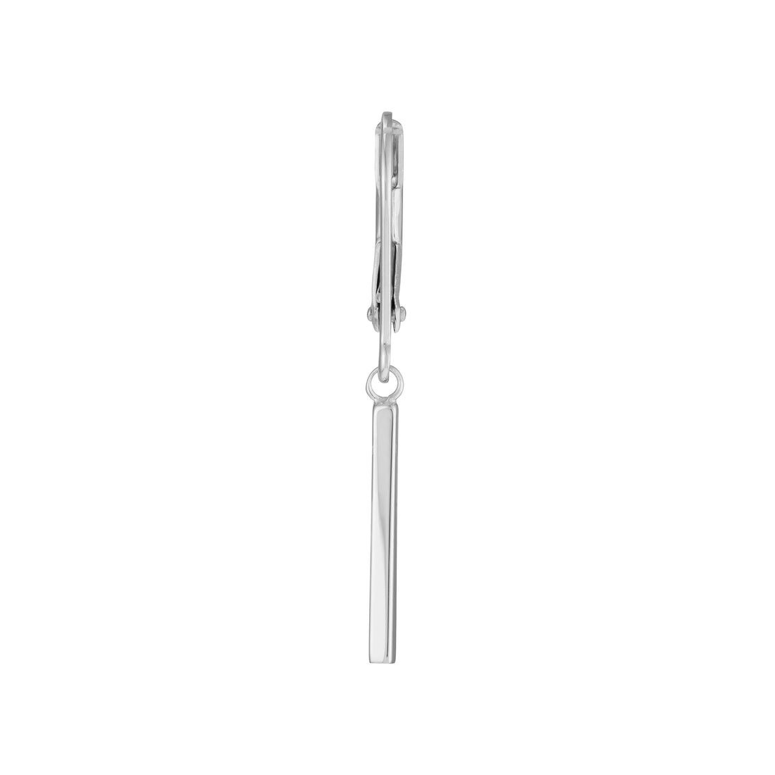 Dangle Staple Bar Earrings on Leverback