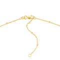 Diamond Star Bezels and Beads Necklace