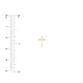 Cross Stud Earrings