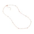 Diamond Bezels and Beads Necklace