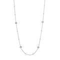 Diamond Bezels and Beads Necklace
