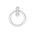 Diamond Bezel Bar Door Knocker Earrings