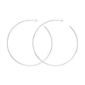 75mm x 1.15mm Hoop Post Earrings