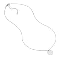 Engravable Disc Pendant Necklace