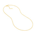 Adjustable Popcorn Chain Necklace with Slider Bead