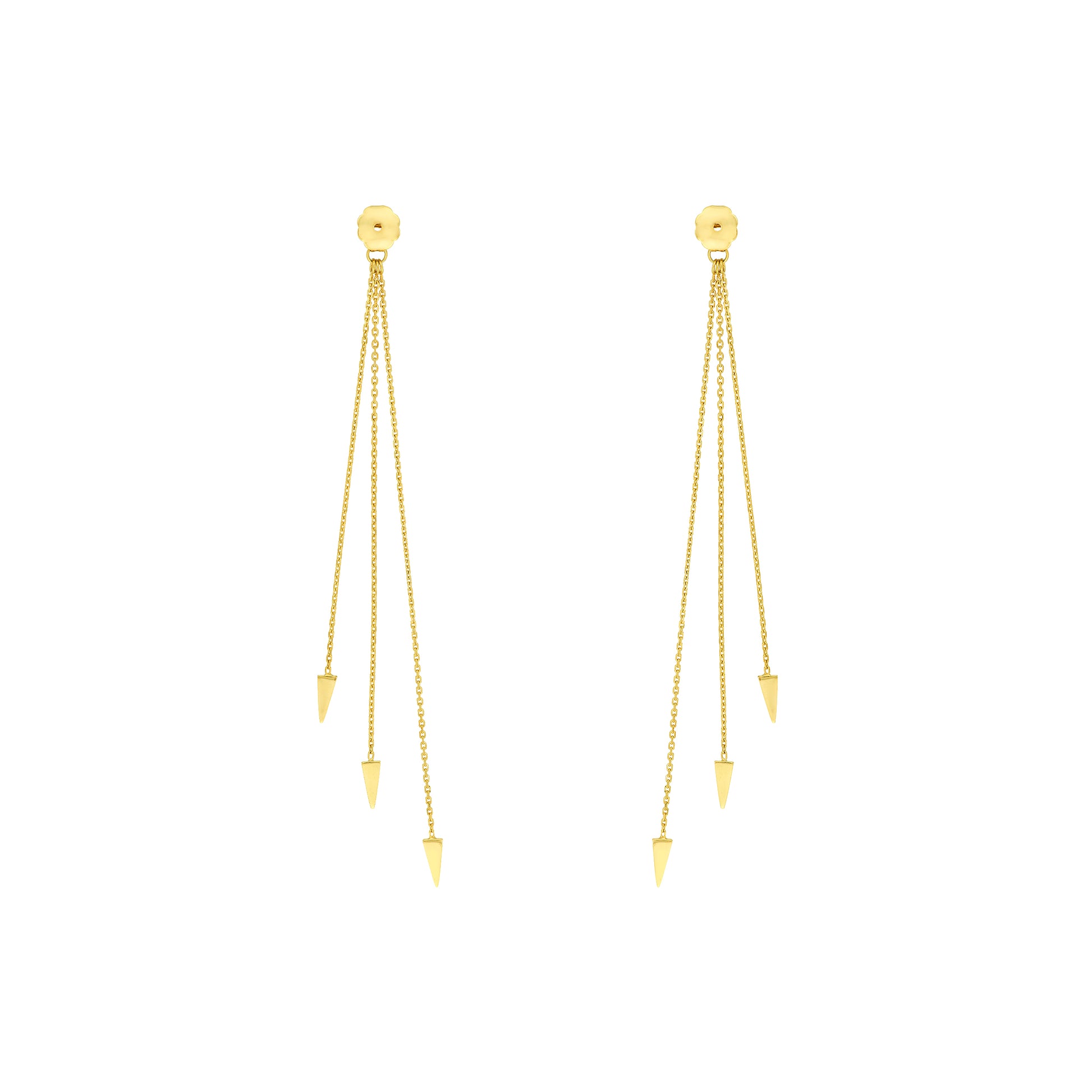 Cable Chain and Spear Earring Extensions