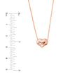 Puffy Heart Adjustable Necklace