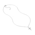 Curved Cross Adjustable Necklace