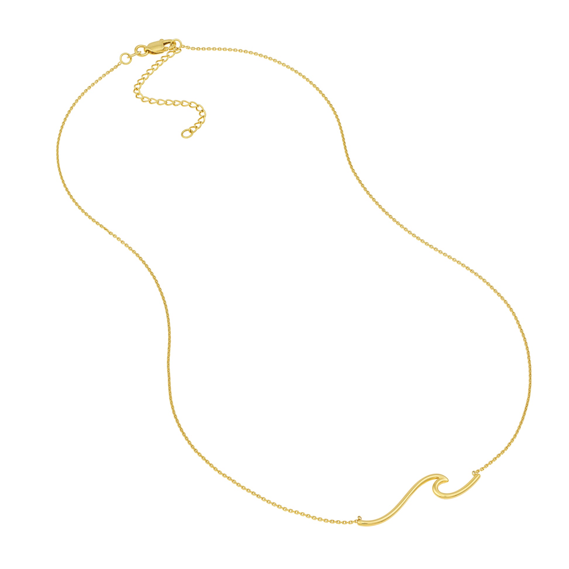 Polished Wave Necklace