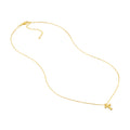 Beaded Mini Cross Adjustable Necklace