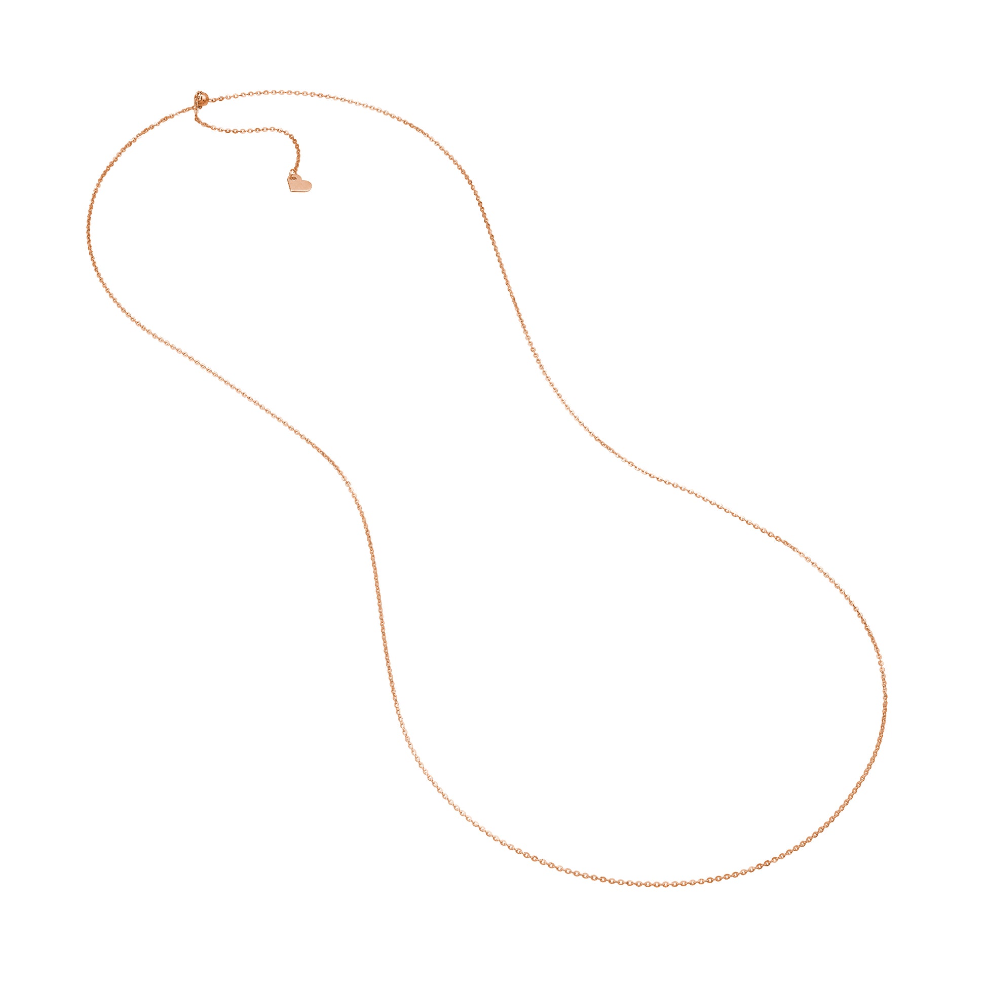 1.1mm D/C Brill Cable Chain with Slider Bead