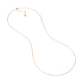 1.1mm D/C Brill Cable Chain with Slider Bead