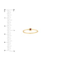 Ruby Bezel Wire Ring