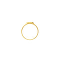 Mini Hexagon Bar Signet Ring