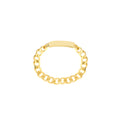 Mini ID Plate Curb Chain Ring