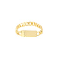 Mini ID Plate Curb Chain Ring