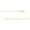 3.6mm Paper Clip Chain with Pear Lobster