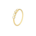Four Diamond Wire Ring