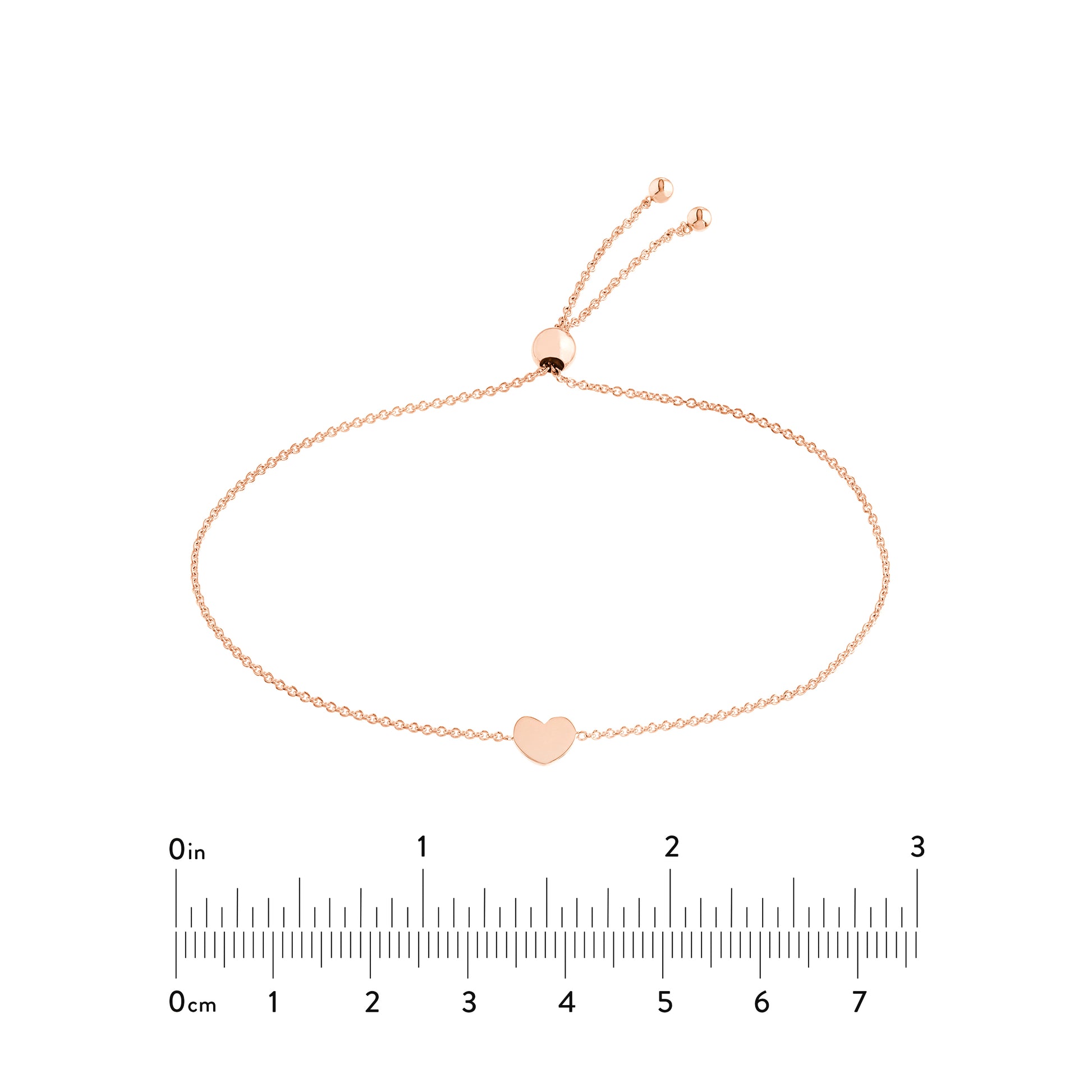 Mini Heart Bolo Bracelet