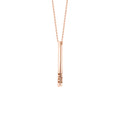 Engravable Cube Adjustable Necklace