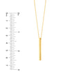 Engravable Cube Adjustable Necklace