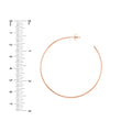 50mm x 1.2mm Hoop Post Earrings