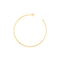 50mm x 1.2mm Hoop Post Earrings