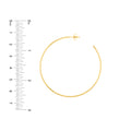 50mm x 1.2mm Hoop Post Earrings