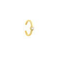 1/20tcw Bezel Diamond Earring Cuff