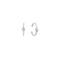1/20tcw Bezel Diamond Earring Cuff